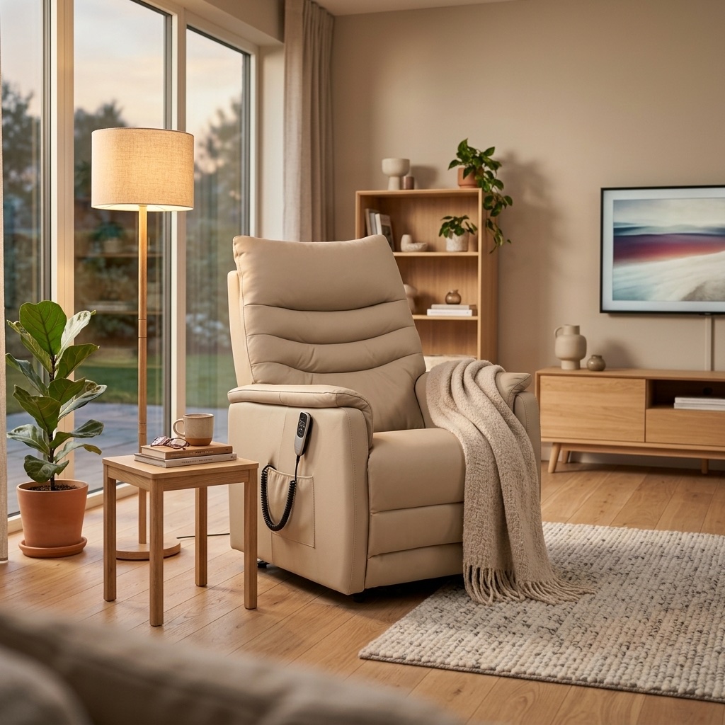 Luxe lederen interieur met de Sta-op Stoel Rotterdam